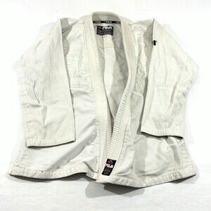 Fuji Gi & Gear BJJ Jiu Jitsu Kimono Jacket Only Mens White Martial Arts Top A3